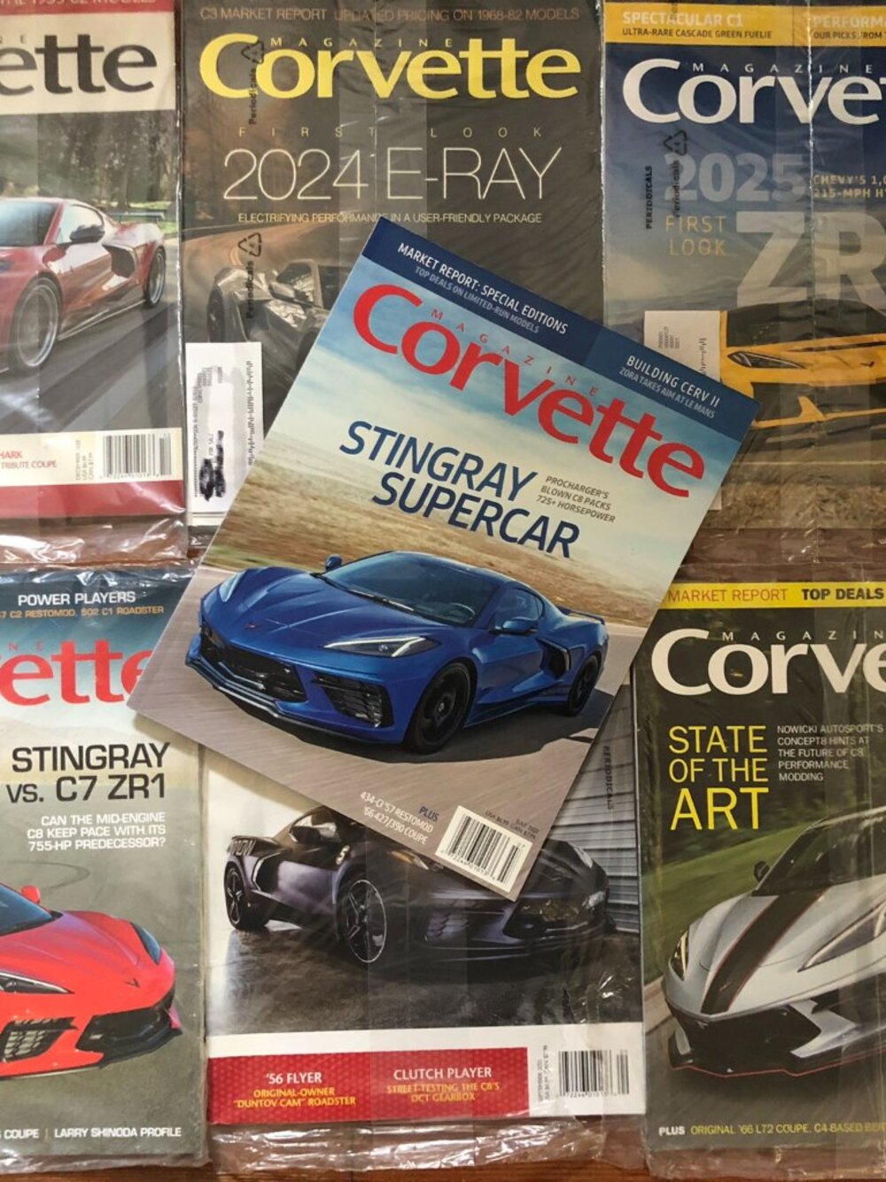 Corvette Magazine C8 Stingray Back Issues Bundle Lot of 7 - NEW